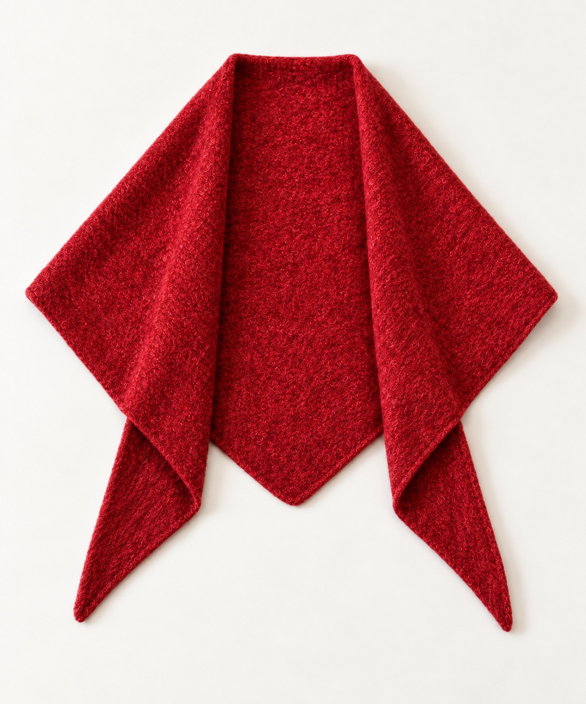 Écharpe — Bordeaux — 70 × 50 cm