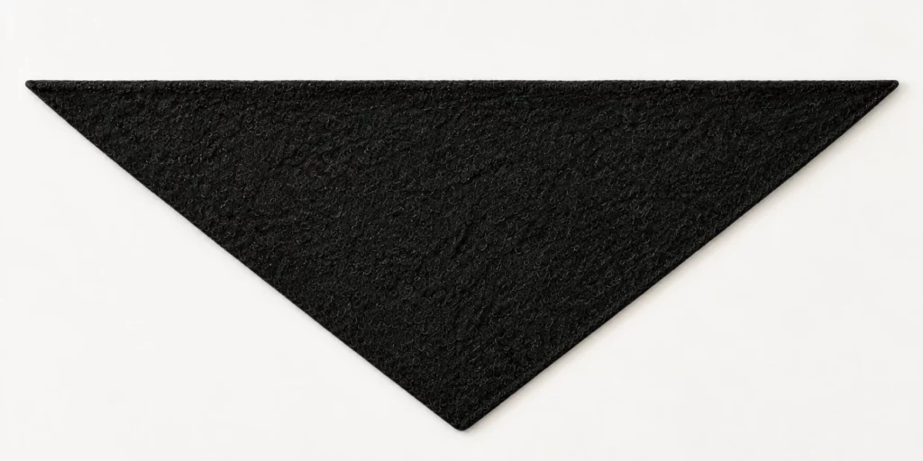 Écharpe en laine — 70 × 50 cm